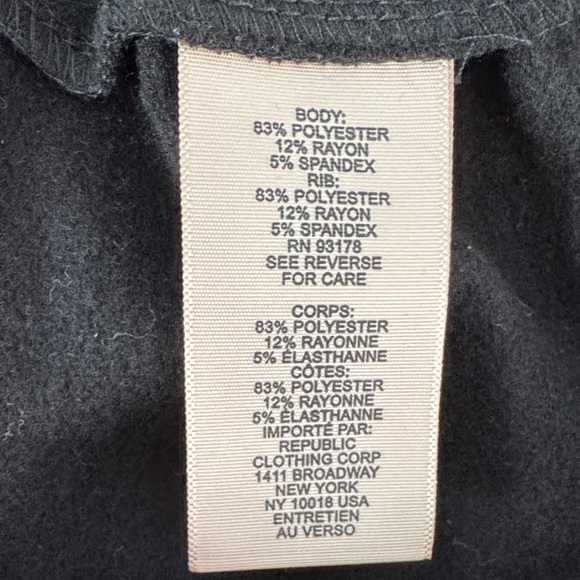 Philosophy Black Top with Gold Sequin Bow size S - Picture 6 of 6